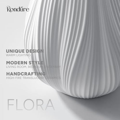 RONDURE Modern Ceramic Decorative Table Lamp Living Room Bedroom Bedside