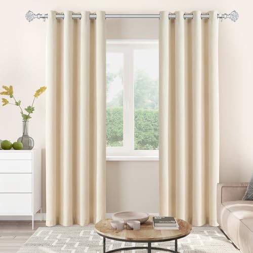 TONIAL Silver Translucent Replacement Finials for 3/4 Inch Curtain Rod - color: Silver