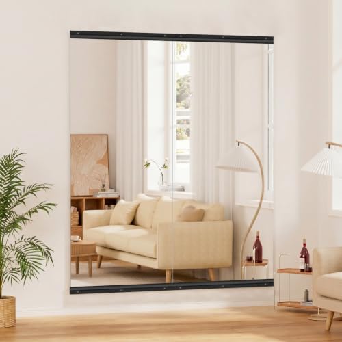 brisafe Home Gym Mirror, 60"x36" 2-Pack Tempered Glass Wall Mirror - size: 60"L X 36"W, 2 PCS