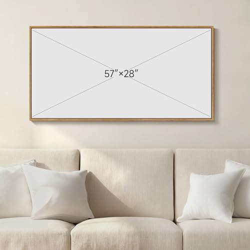 Large Framed Wabi Sabi Abstract Wall Art for Living Room, 60x30 Inch - color: Brown Black, size: 60"L x 30"W