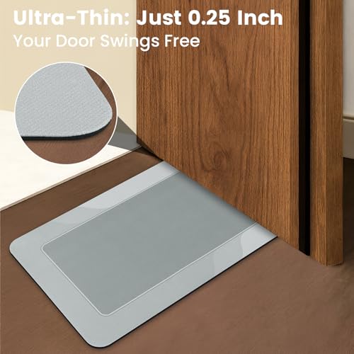 ArtyCozy Absorbent Soft Bath Mat 2 Piece, Grey, 16" × 24'' Plus 20'' × 32'' - color: Grey, size: 16'' × 24'' + 20'' × 32''