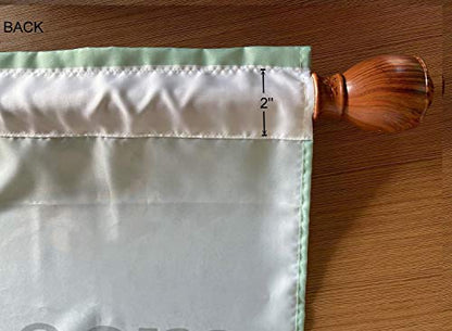 Laundry Room Rod Pocket Valance 58 x 18 Inches - color: Laundry, size: 58"W x 18"L (Pack of 1)