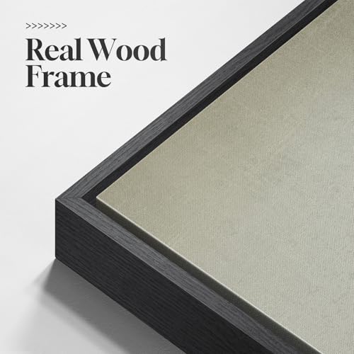 Large Framed Green Boho Abstract Canvas Wall Art for Living Room, 24x36 In - color: Neutral Green, size: 24" W x 36" H x 2Pcs
