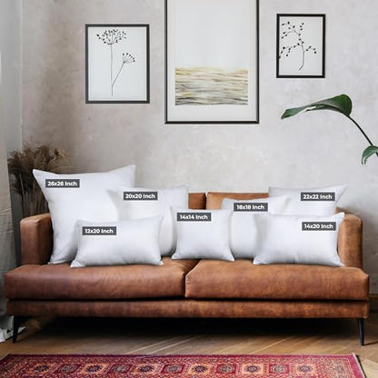 Utopia Bedding Throw Pillows, Decorative 14x14 Pillow Inserts, Set of 4 - size: 14x14 Inch