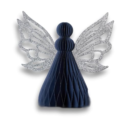 Your Heart's Content Honeycomb Paper Angel (Blue Angel) - color: Blue Angel