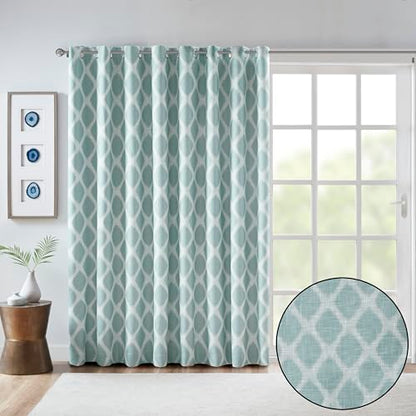 Sun Smart Blackout Window Curtains, Thermal Insulated 1 Panel 100x84 Aqua - color: Aqua, size: 100"W x 84"L (Pack of 1)