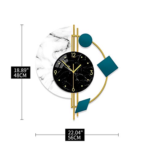 Large Wall Clocks Battery Operated Modern Clock for Living Room - style: Contemporary