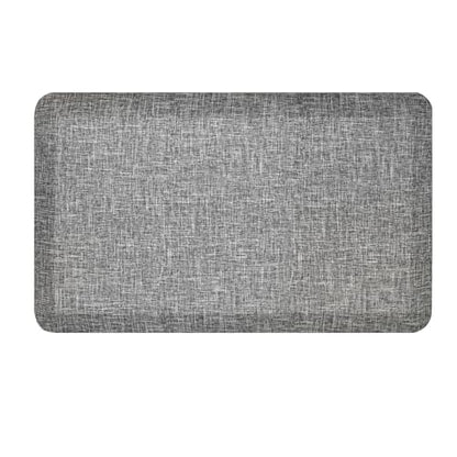 Anti Slip 3/4 inchs Anti Fatigue Kitchen Floor Mat, Ergonomic Comfort Standing Mat, Waterproof Kitchen Runner for Home, Kitchen, Office, Laundry, Garage (Light Gray, 17.3" x 28" -0.75") - size: 28"L x 17.3"W x 0.8"Th
