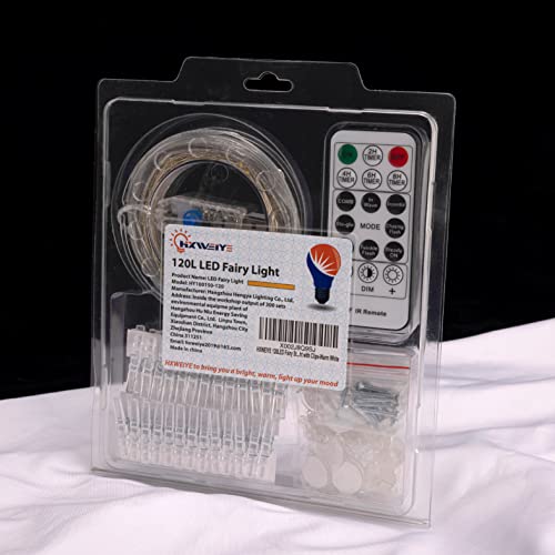 HXWEIYE 120LEDs Photo Clips String Light, 40Ft USB, Remote, 8 Modes & Timer - color: Multicolor, size: 40 Feet, 120 LEDs, USB Powered, 8 Modes