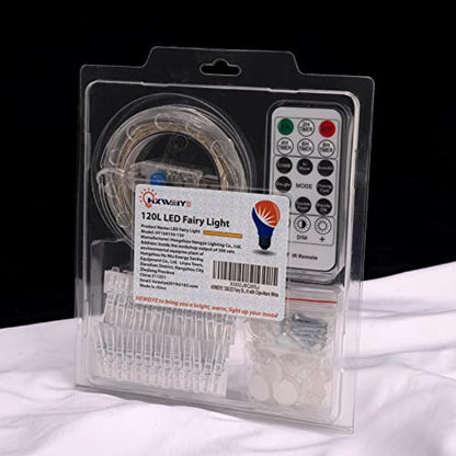 HXWEIYE 120LEDs Photo Clips String Light, 40Ft USB, Remote, 8 Modes & Timer - color: Multicolor, size: 40 Feet, 120 LEDs, USB Powered, 8 Modes