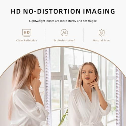 36x24 Inch Rectangle Wall Mirror, Wooden Rectangular Bathroom Mirrors - color: Style 2