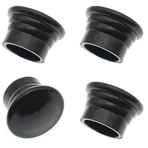 4 Pcs Window Curtain Rod Cap Finials FDXGYH Window Curtain Rod End Plug