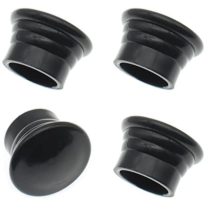 4 Pcs Window Curtain Rod Cap Finials FDXGYH Window Curtain Rod End Plug