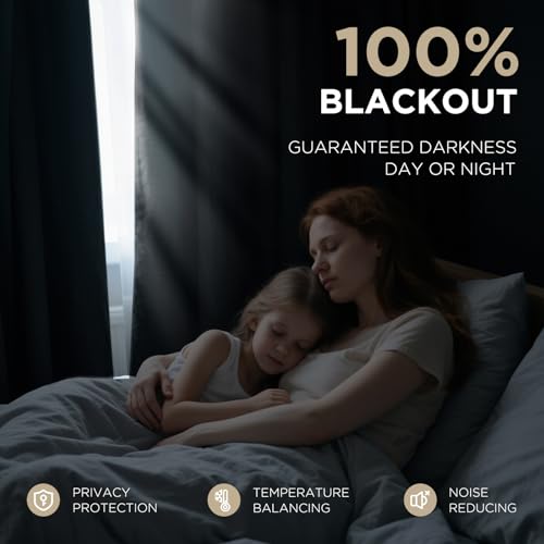 Joydeco 100% Blackout Curtains Velvet Black Out Curtain 90 Inch Drapes - color: Black, size: 62"W x 90"L (Pack of 2)