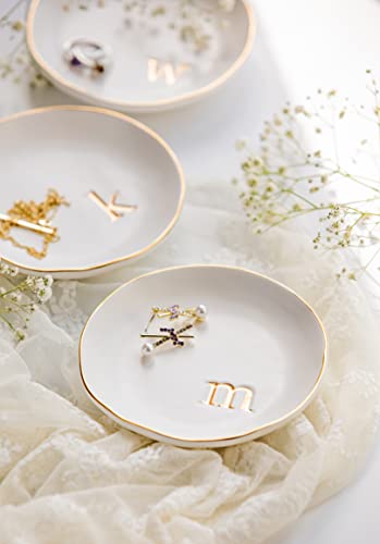 COLLECTIVE HOME Ceramic Jewelry Tray, Trinket Dish, Gifts for Women (C) - color: C