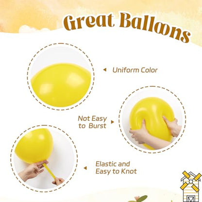 60pcs Tractor Balloons 12inch with Black Green and Yellow Balloons - color: Yellow Green Balck