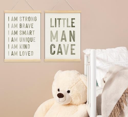 ULEGIE Foddler for Nursery Decor Little Room Boy Decor Playroom Bedroom - color: sage green