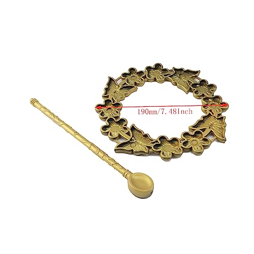2pcs Gold Curtain Tieback, Round Drapery Holdback, Flower Butterfly - style: Gold Butterfly