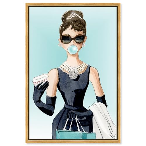 The Oliver Gal Artist Co. Abstract Wall Art Canvas - size: 15"L x 10"W, style: Gold Frame