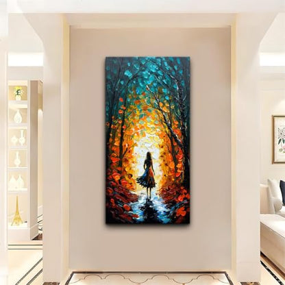 Alenoss Hand Painted Modern Oil Paintings on Canvas Wall Art - color: AL-B104