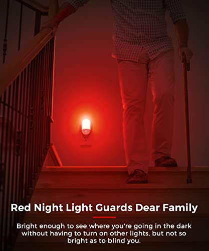 L LOHAS LED Red Night Light, Night Lights Plug into Wall[2 Pack] - color: Red, size: 2 Count (Pack of 1)
