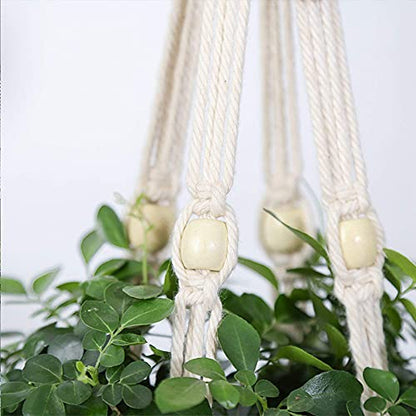 ELANE 2PCS 3-Tier 70" Macrame Plant Hangers Basket Plant Hanger Indoor Outdoor Hanging Plant Holder for Stand Flower Pots Decorations - size: 3-tier