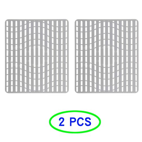 Nice Day® Good Grips Silicone Sink Mat,Ceramic glass mat (2 Packs)16"x12.9" - size: 13" x 16"
