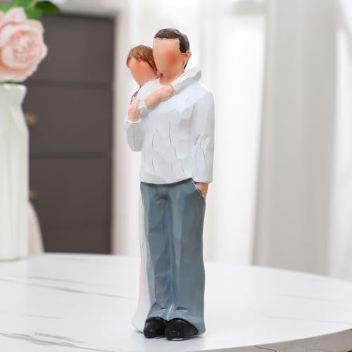Dad and Daughter Figurines, Father of the Bride Gifts, 8inch