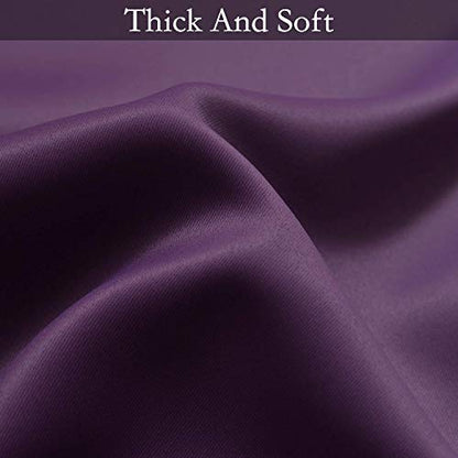 SimpleHome Ombre Purple to Grey White Curtains for Living Room 42Wx63L - color: Purple, size: 42"W x 63"L (Pack of 2)