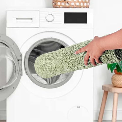 COTTON CRAFT 2 Pack Reversible Bath Mat Rug - Luxurious 17x24 Sage Green - color: Sage, size: 17x24 Inches