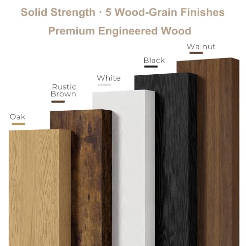 Vivelove Rustic Floating Shelves 8 Inch Deep, 30 x 8 Inch, Set of 2 - color: Rustic Brown, size: 30"Wx8"Dx1.4"H