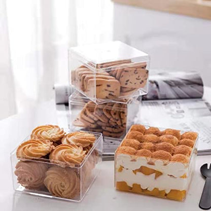 KissYou Acrylic Box 3.94 x 3.94 x 2.36 Inch Jewelry Storage Container - size: 3.94 x 3.94 x 2.36 Inch