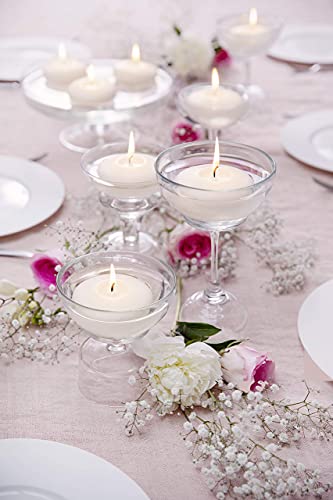 Bolsius Unscented 1.75" Floating Candles – Set of 80 Ivory Floating Candles – Cute and Elegant Burning Candles – Candles with Nice and Smooth Flame – Party Accessories - size: 1.75 Inch, style: 4 Pack