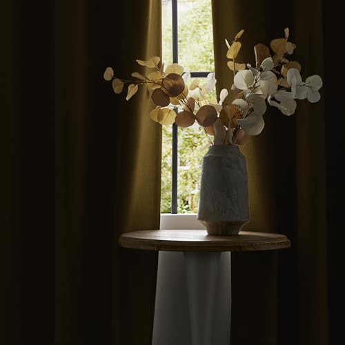 ChrisDowa Golden Brown Blackout Curtains 45 Inch Long 2 Panels for Bedroom - color: Gold Brown, size: 52"W x 45"L (Pack of 2)