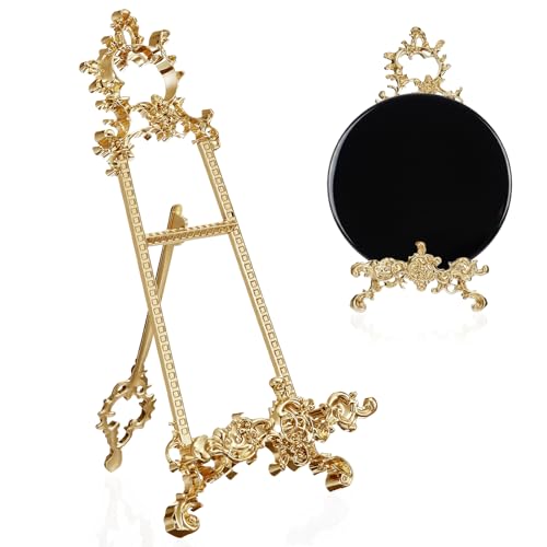 Novabright 9 Inch Ornate Metal Display Stand for Scrying Mirrors - size: 9 Inch, style: Vintage