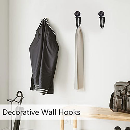 SZXIMU Curtain Drapery Holdbacks for Wall, 2 Pack, Netted Finials, Black - color: Black Netted Texture