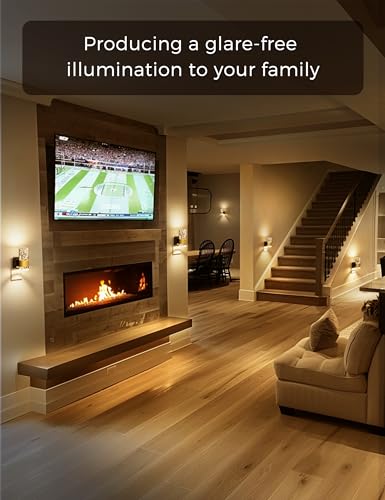L LOHAS LED Night Lights Plug into wall, Soft Warm Night Light - color: Gold Ring-3000K, size: 1 Pack