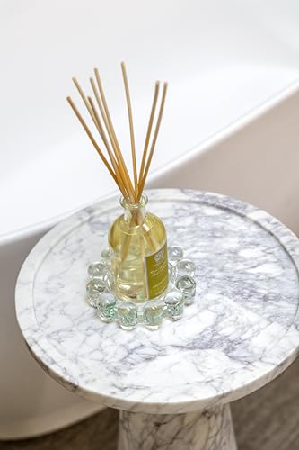 Alice Lane Home Collection Original Clear Glass Large Bubble Candle Dish - color: Clear, size: Large