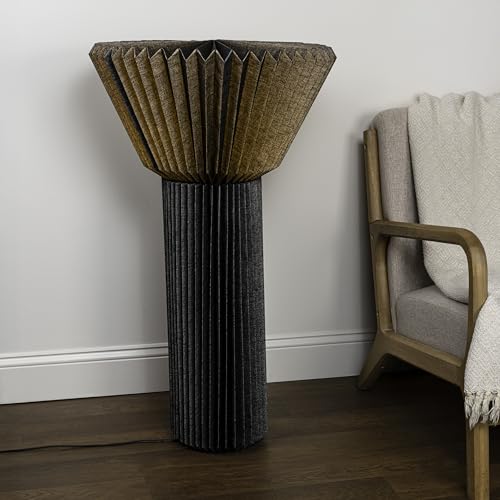 JONATHAN Y Archer Floor Lamp Modern Minimalist Mango Wood Base 37", Black - color: Black