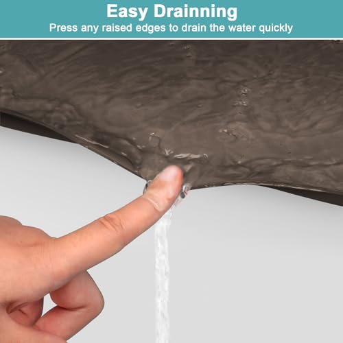 Under Sink Tray for Kitchen Waterproof, Brown, 34" x 22" - color: Brown, size: 34" x 22"