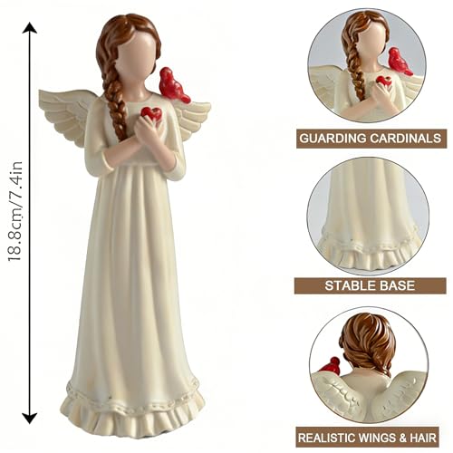 Cardinal Gifts for Women，Sympathy Gifts Angel Figurine - color: Guardian Angel
