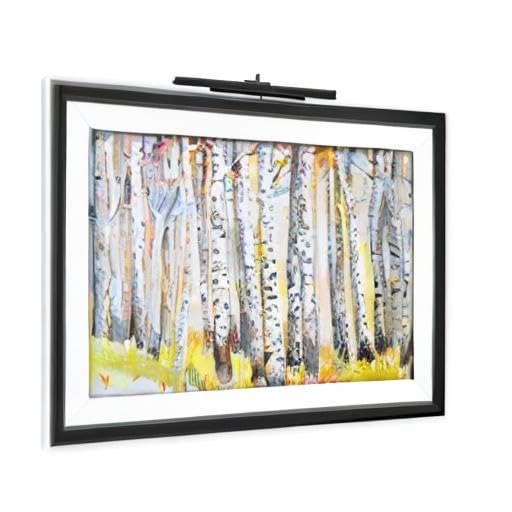 Rechargeable Touch Series Wireless LED Picture Light - color: Black