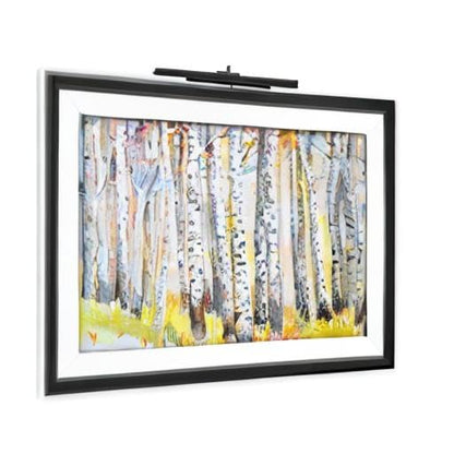 Rechargeable Touch Series Wireless LED Picture Light - color: Black