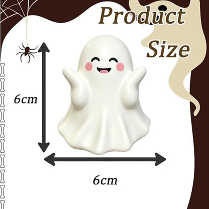 Halloween Ghost Figurine Cute Ghost Resin Statues 1Pcs - color: Styl 18