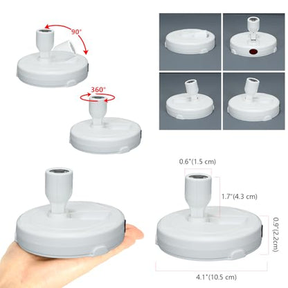 Cordless Spotlight Battery Powered, Plant Accent Lighting with Remote - color: Pure White