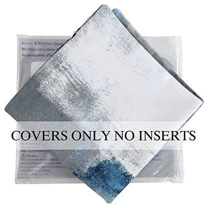 Throw Pillow Covers for Couch, 26x26 Inch, Set of 2, Grey Blue - color: Grey Blue, size: 26" x 26" (Pack of 2)