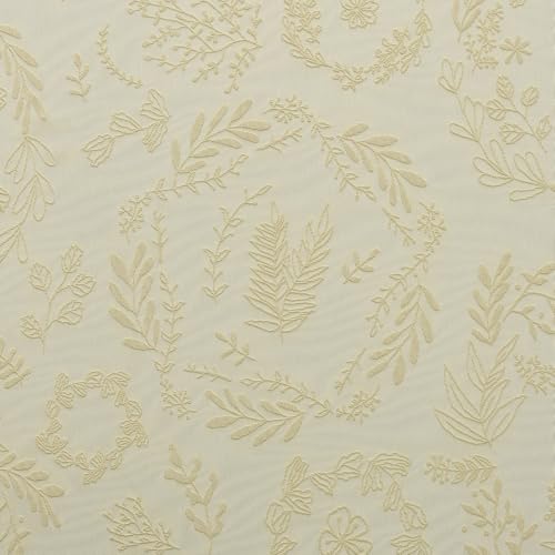 Kotile Natural Beige Sheer Curtains 90 Inches Long, Boho Floral Lace Panels - color: Beige, size: 52"W x 90"L (Pack of 2)