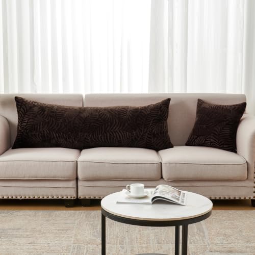 SOCHOW Body Pillow Cover 21x54 Inches with Zipper, 1 Pack, Brown - color: Brown, size: 54" x 21" (Pack of 1)