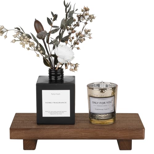Wood Bathroom Tray Farmhouse Decor Kitchen Soap Holder, 8.7" x 3.6" Walnut - color: Walnut, size: 8.7" x 3.6" x 1.6"