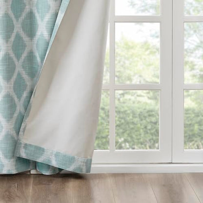 Sun Smart Blackout Window Curtains, Thermal Insulated 1 Panel 50x84 Aqua - color: Aqua, size: 50"W x 84"L (Pack of 1)